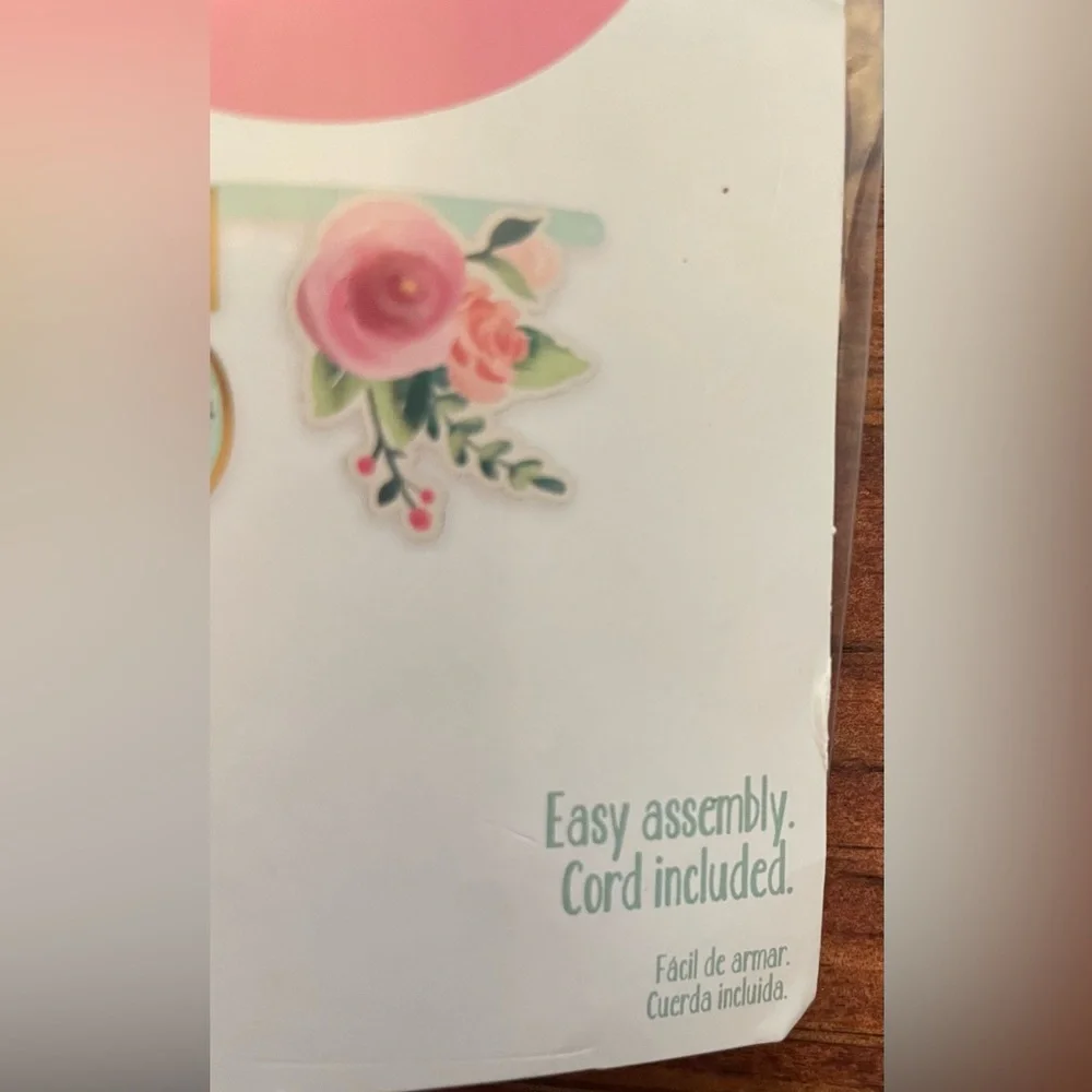 Amscan Floral 'Miss to Mrs' Jumbo Letter Banner Kit - Mint & Gold